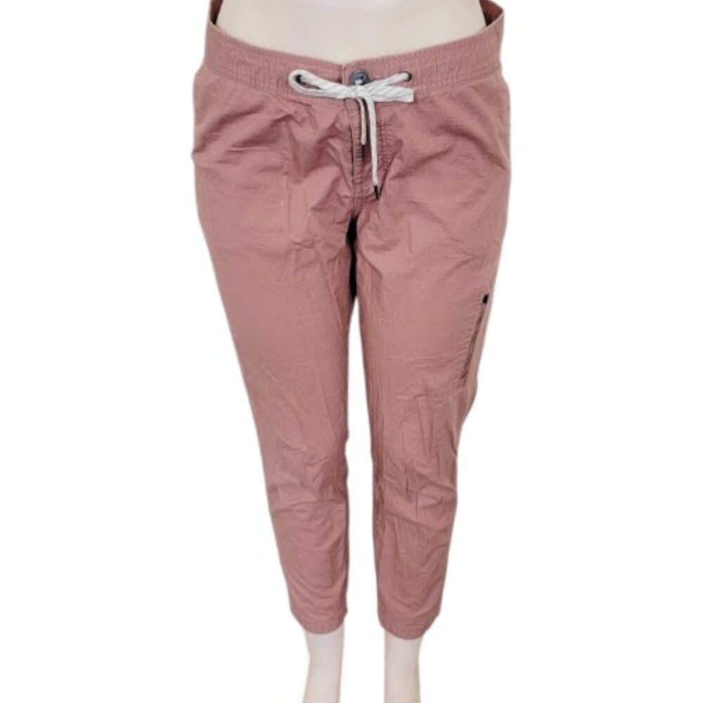 Vuori Women's Dusty Coral Ripstop Drawstring Trail Casual Pants Size M